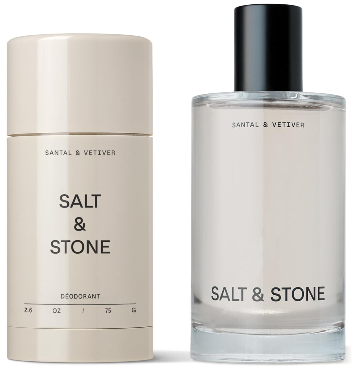 Salt & Stone Signature Deodorant bottle showing 48-hour protection for daily wear