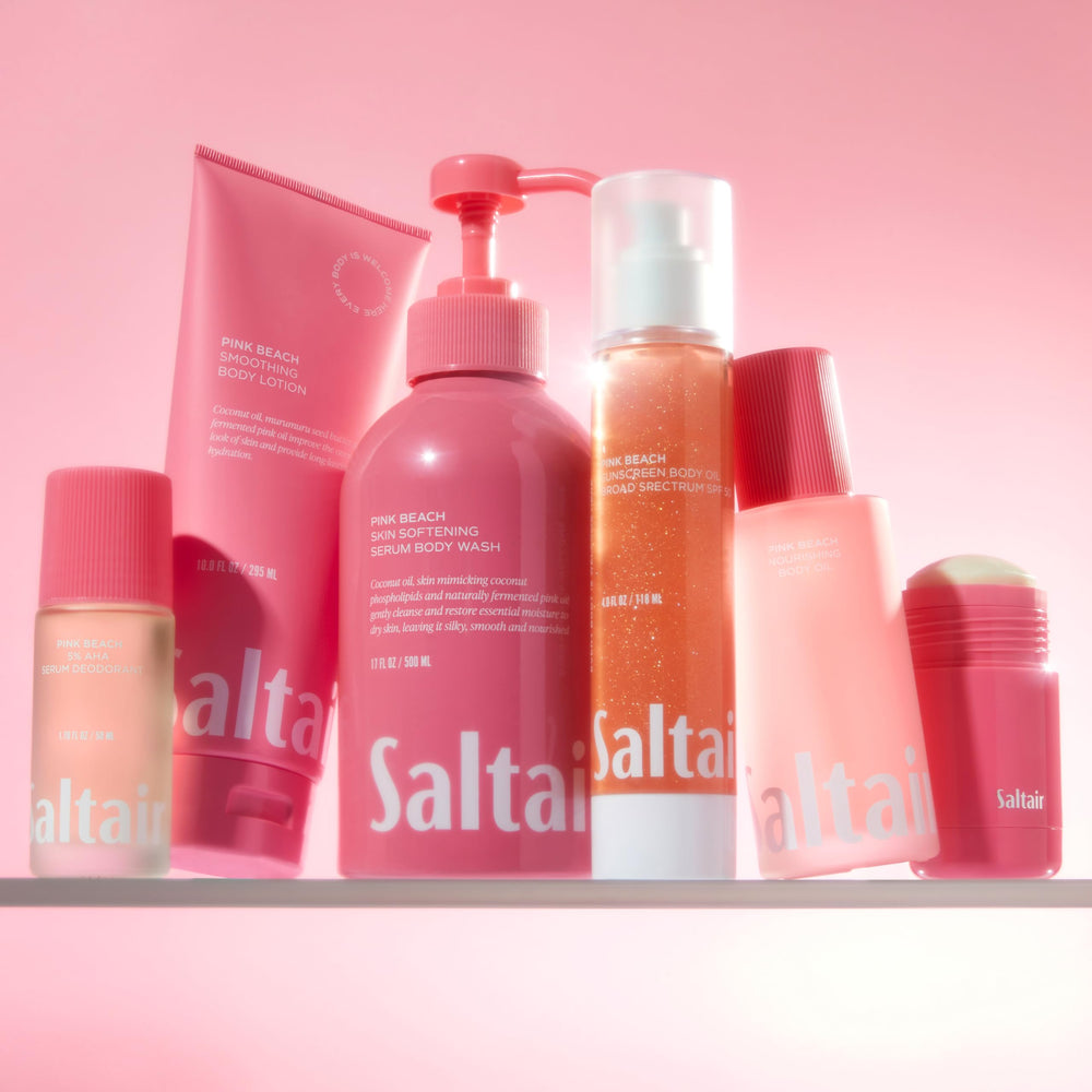 Saltair Body Lotion fast-absorbing formula for non-greasy, comfortable wear