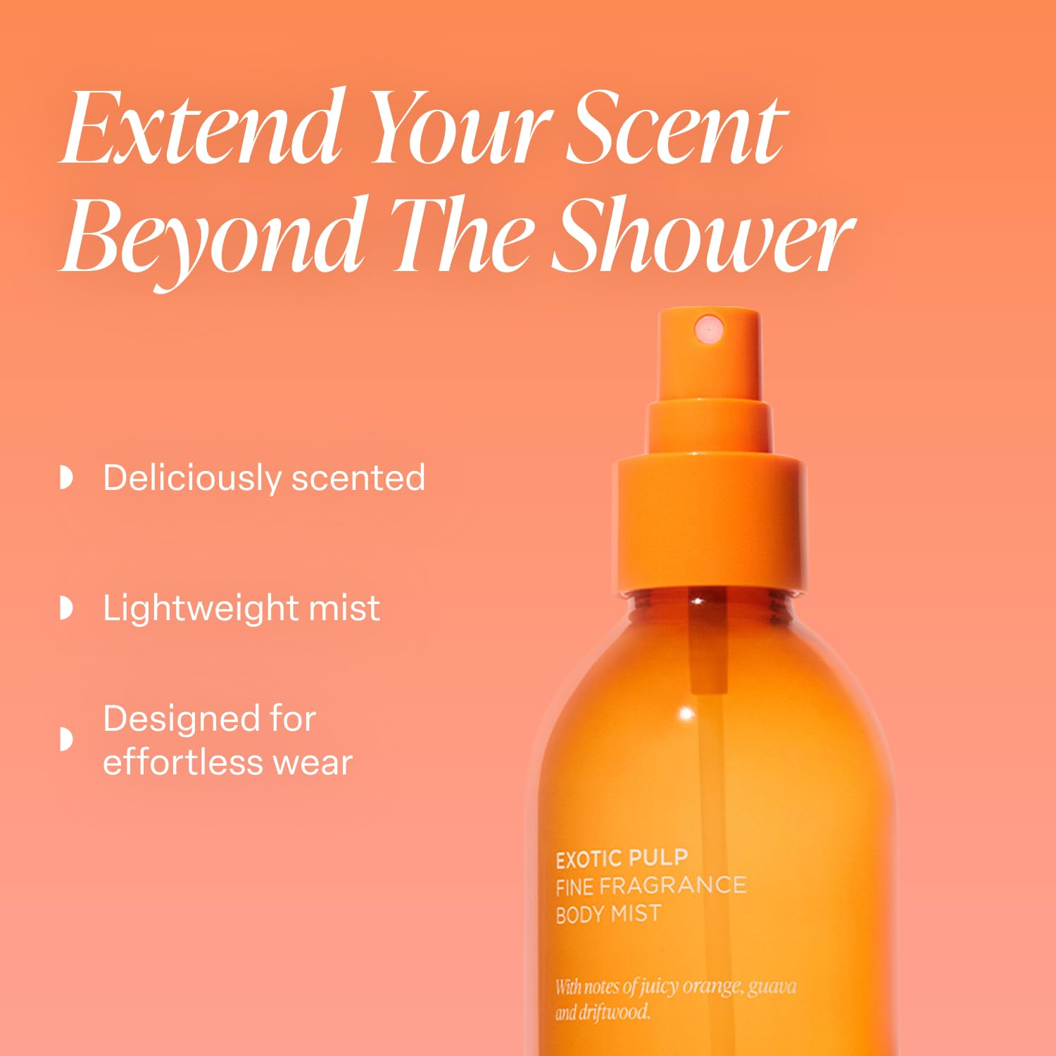 Saltair Exotic Pulp bottle close-up with vibrant citrus notes