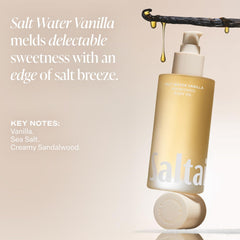 Saltair Body Oil non-greasy texture absorbs quickly without residue.