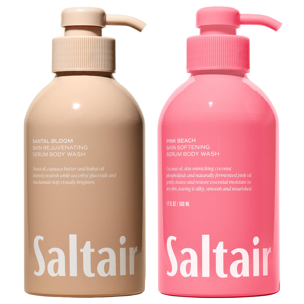 Saltair Santal Bloom bottle with pump offers rich lather for daily luxury