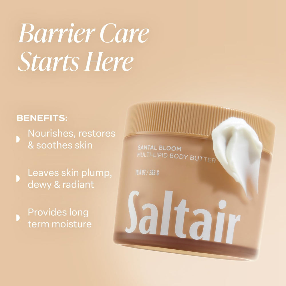 Saltair ceramide complex close-up highlights nourishing, barrier-supporting ingredients.