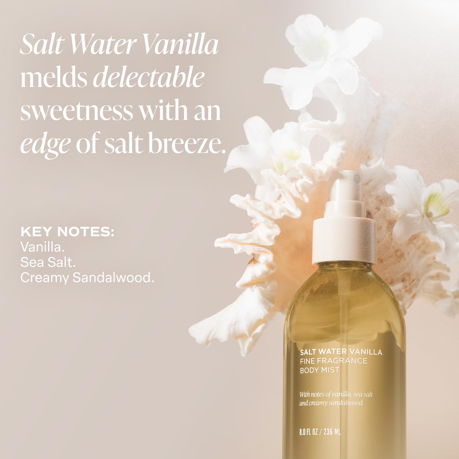 Saltair closeup of vanilla sandalwood notes for a rich aroma