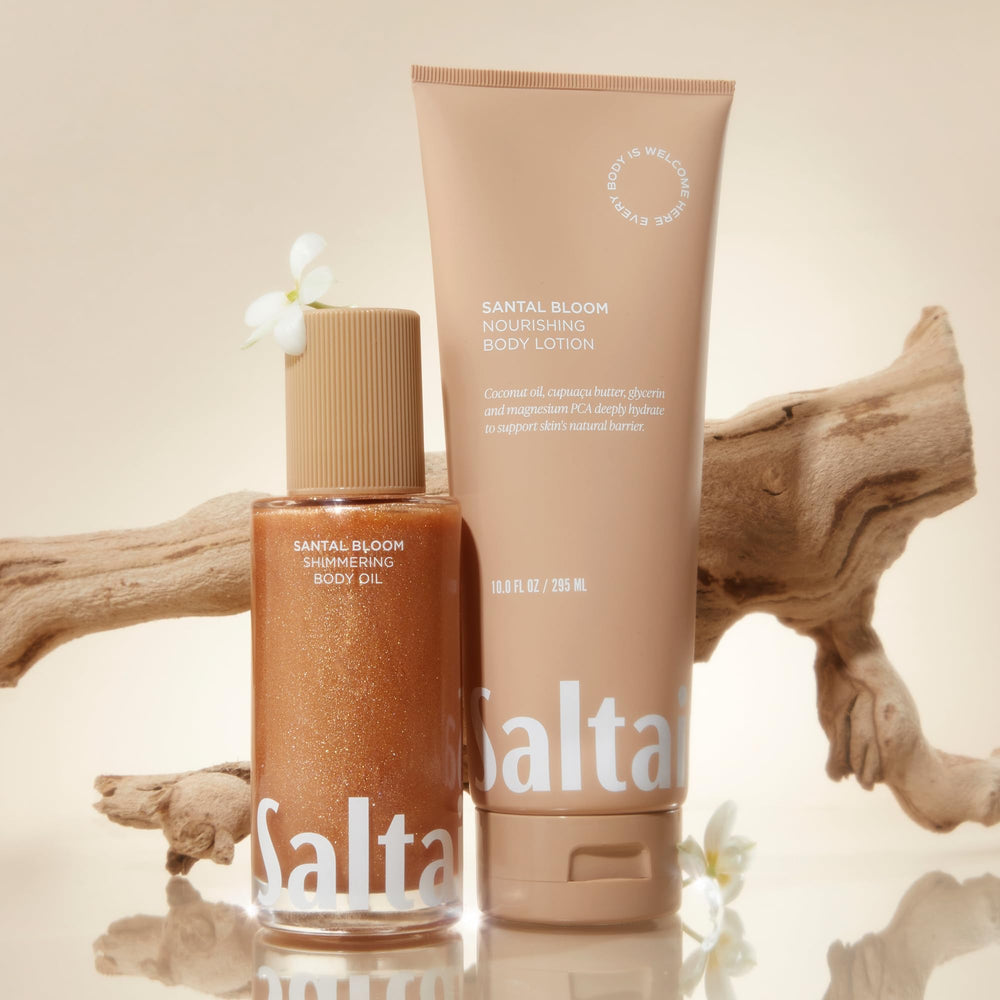 Saltair cruelty-free vegan label on the product packaging.