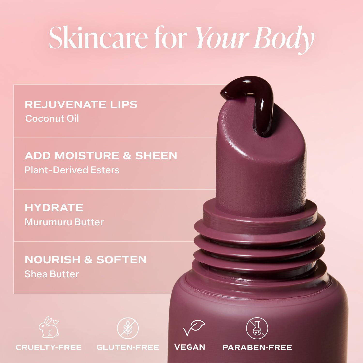 Saltair Hydrating Lip Oil Balm tinted nude for everyday wear and soft lips.