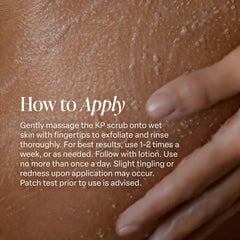 Saltair KP exfoliant highlighting plant-based moisturizers for nourished skin.
