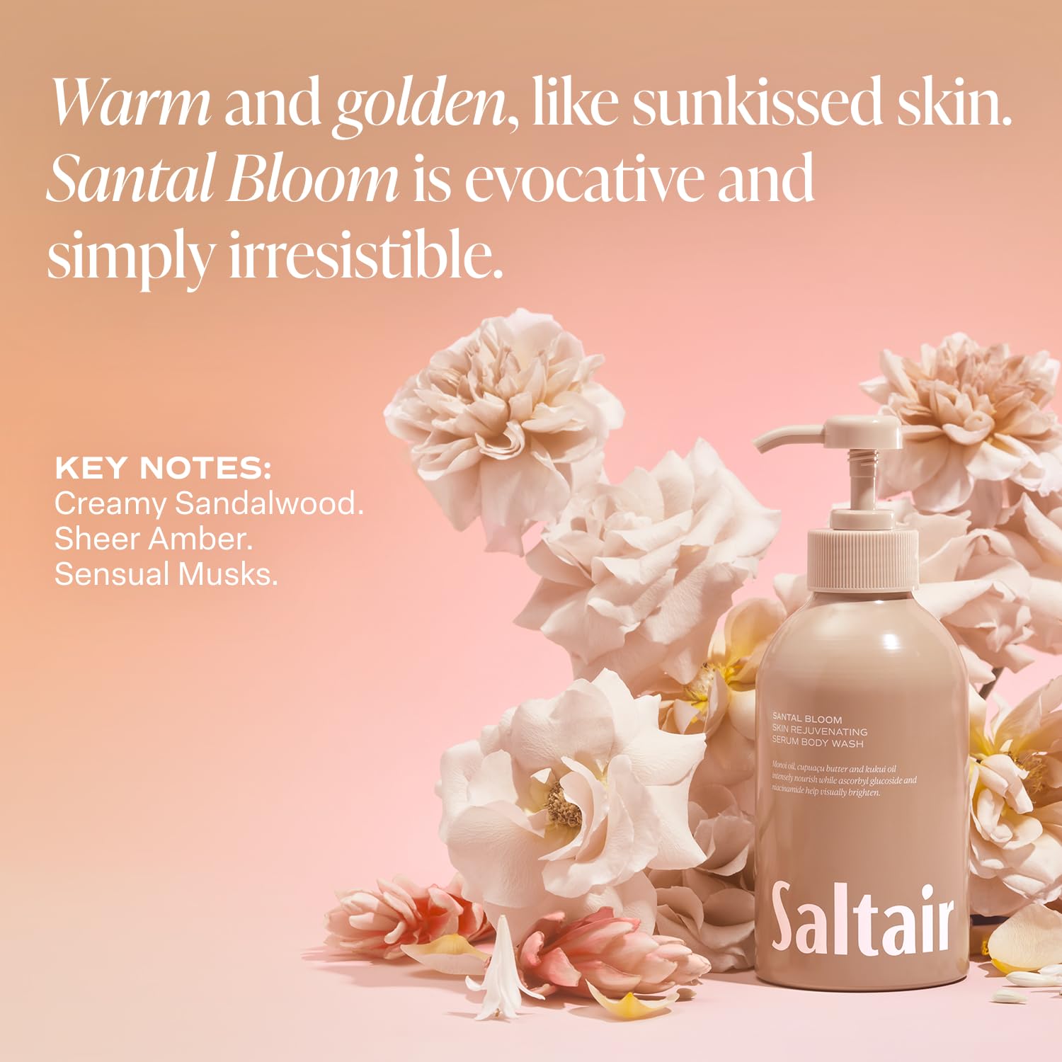 Saltair luxury lather visual with creamy bubbles on skin