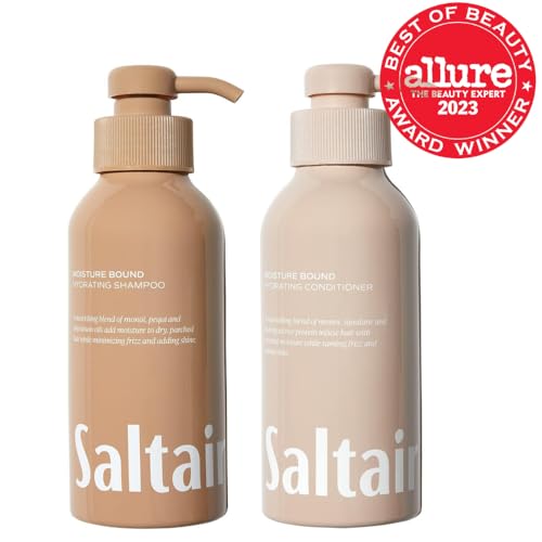 Saltair Moisture Bound conditioner bottle ready for detangling.