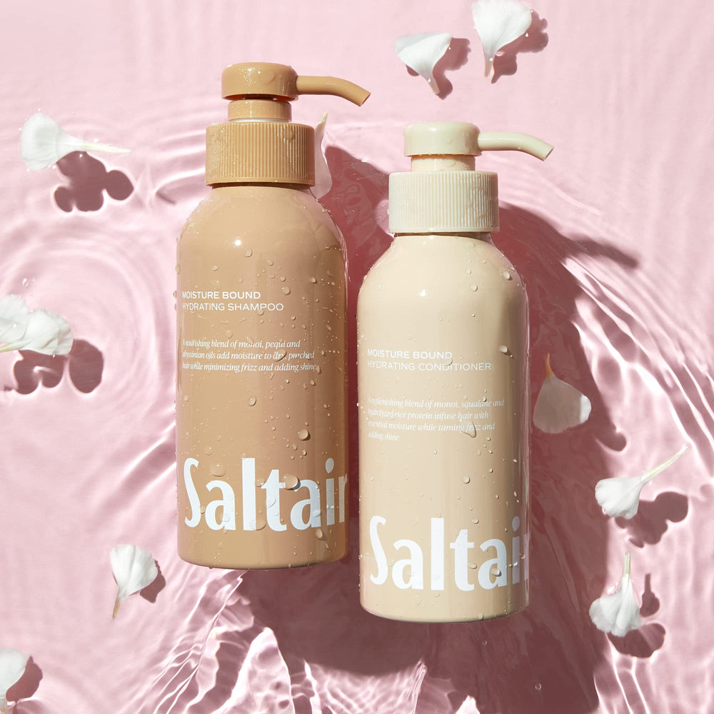 Saltair Moisture Bound label close-up.
