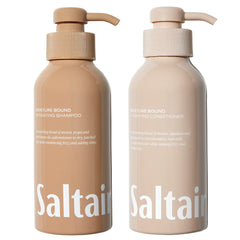 Saltair Moisture Bound shampoo bottle ready for daily hydration.