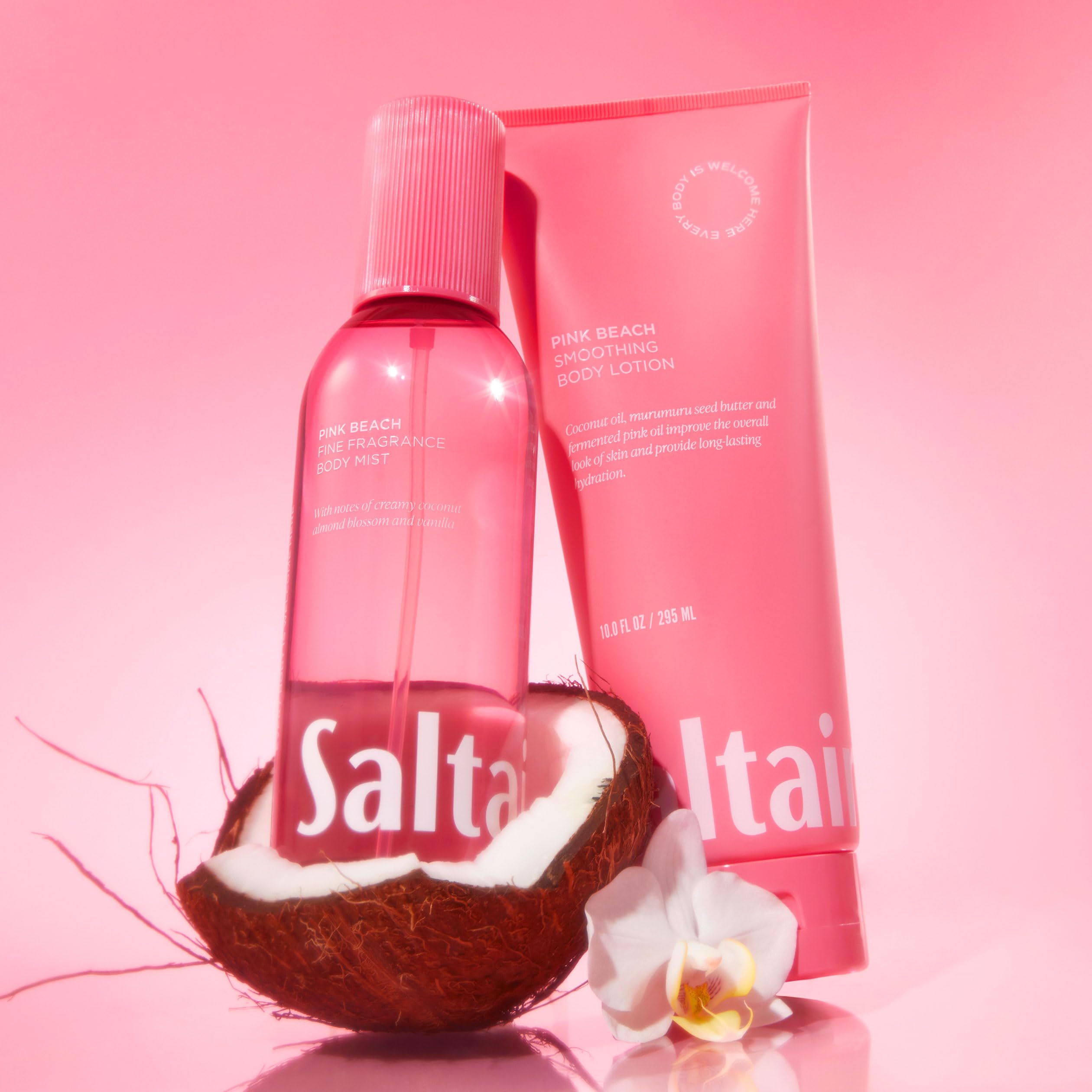 Saltair Pink Beach mist spritz on clothing for subtle aroma