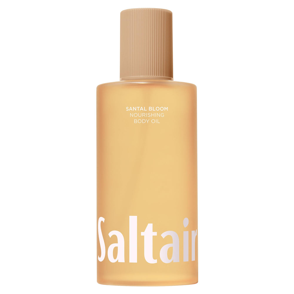Saltair Santal Bloom bottle pour for easy after-shower hydration