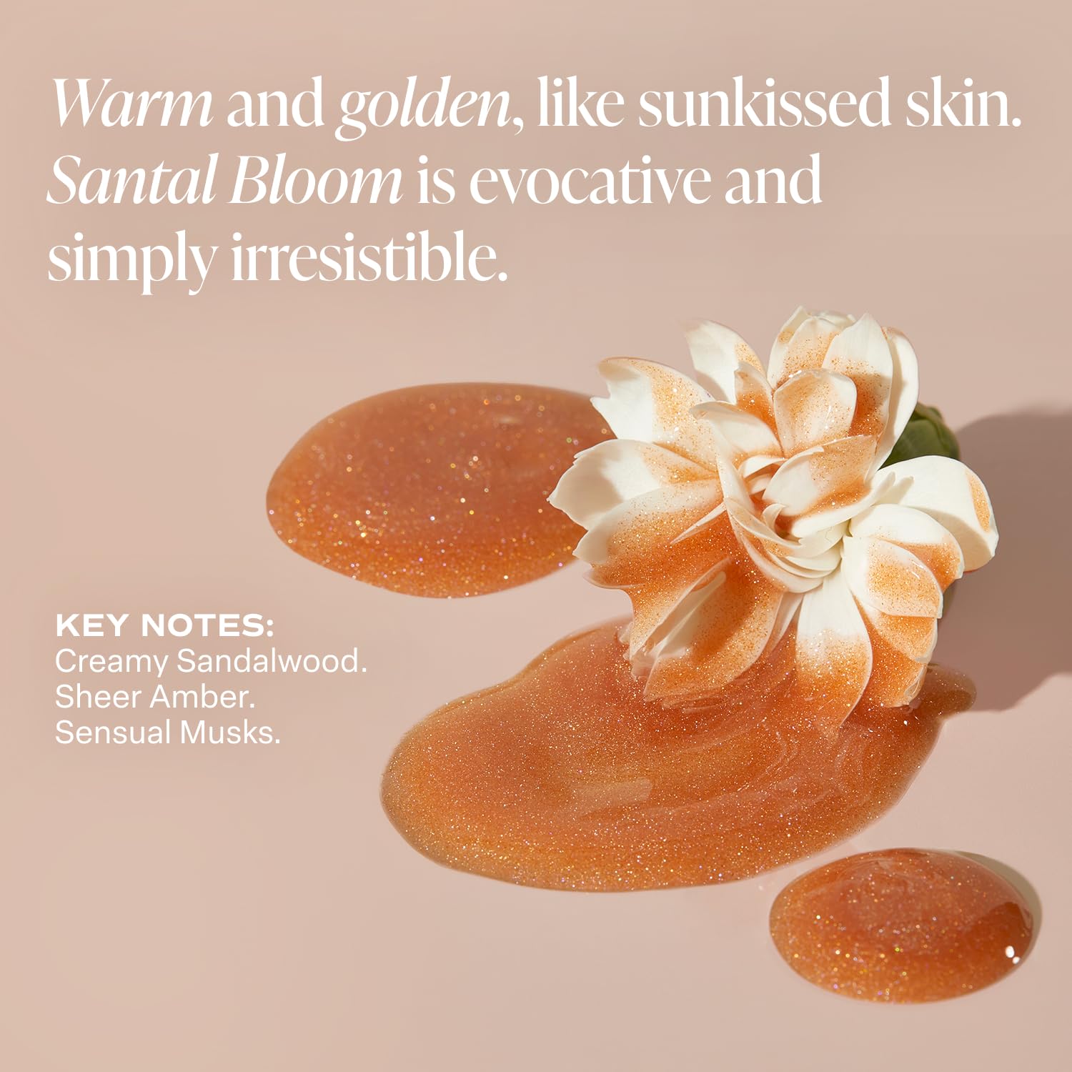 Saltair Santal Bloom fragrance blends rose, jasmine and sandalwood.