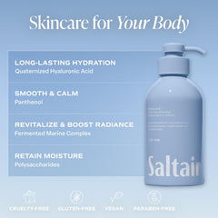 Saltair Seascape fragrance swirl with grapefruit and ylang ylang.