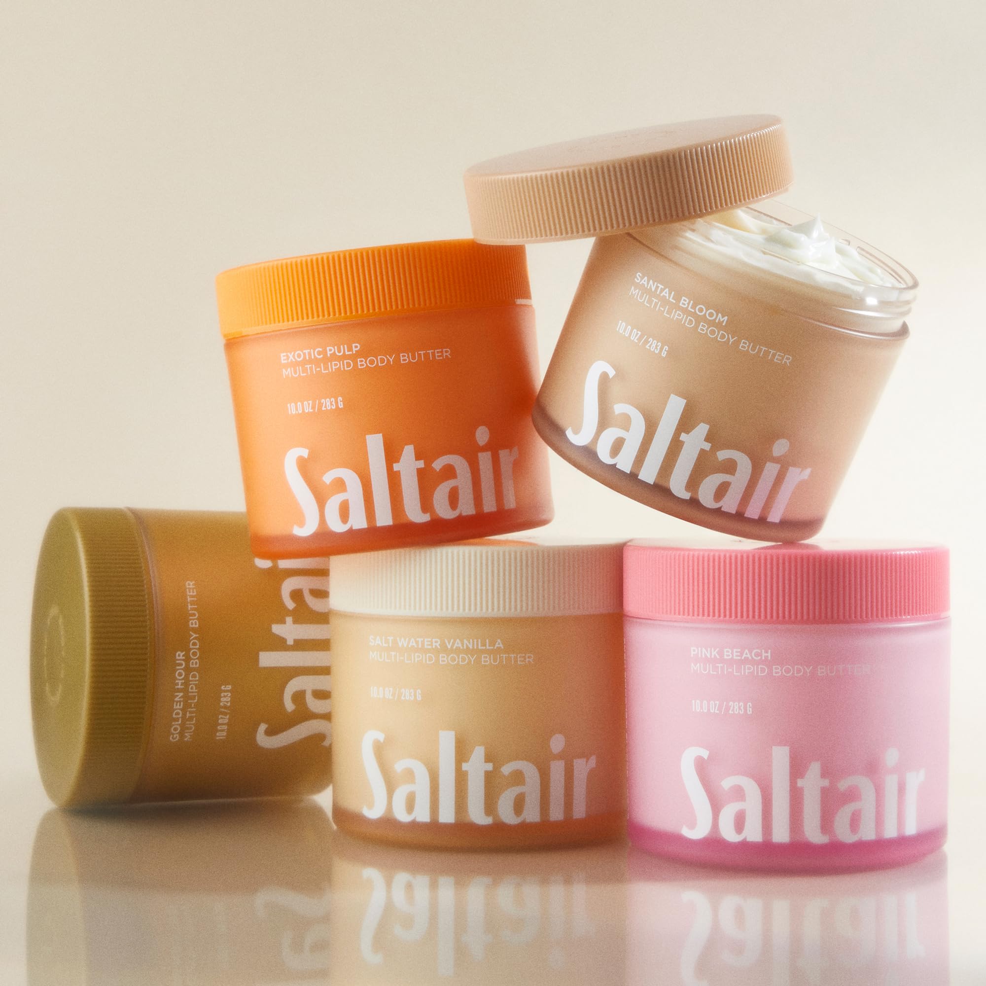 Saltair vegan and cruelty-free label underscores ethical, gentle care.