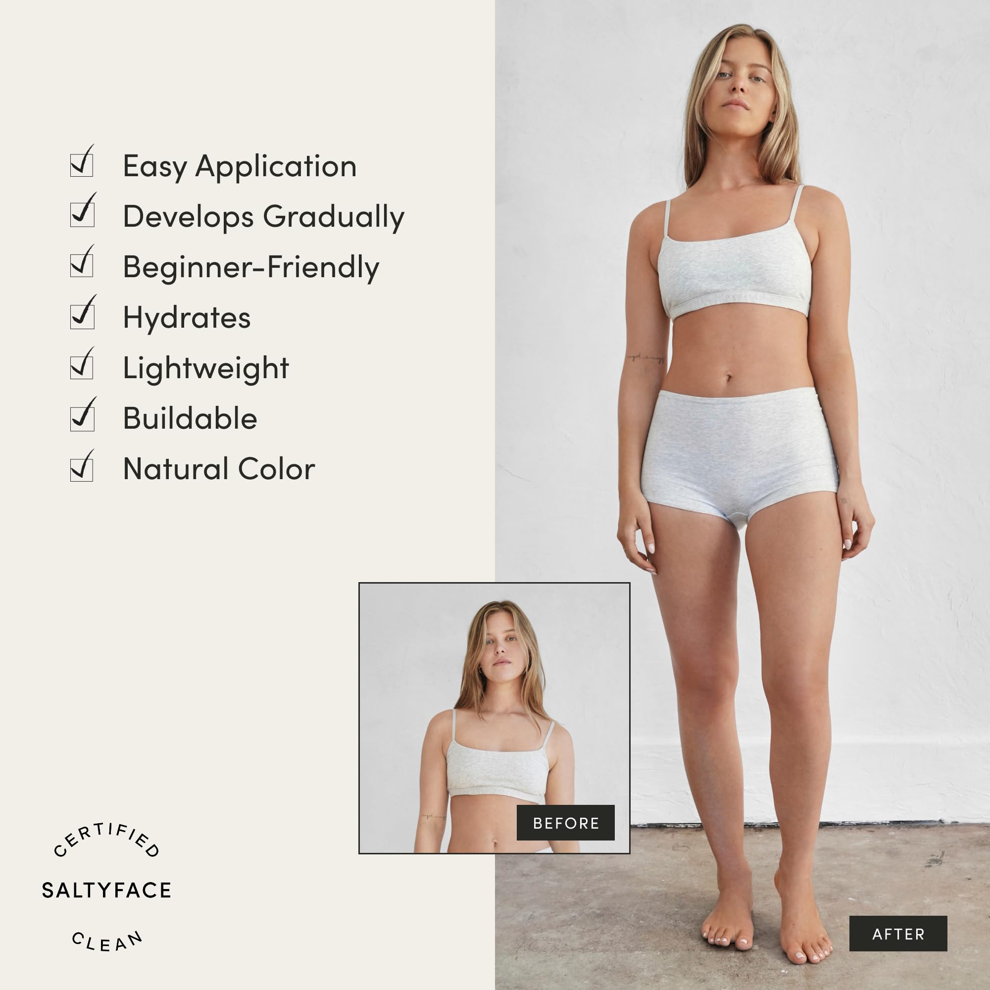 SALTYFACE no color transfer formula delivers transfer-free results.