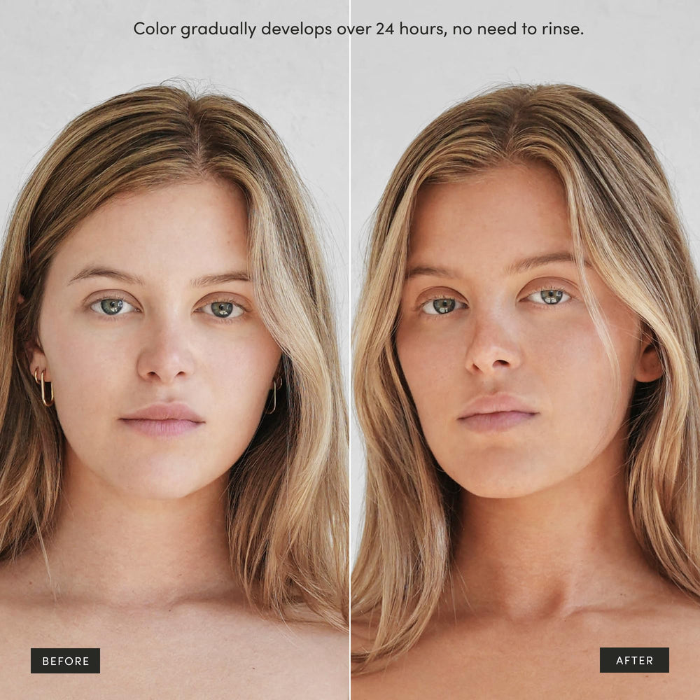 SALTYFACE Tanning Water morning routine feature.