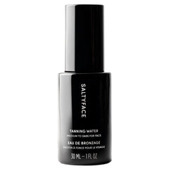 SALTYFACE Tanning Water bottle mist delivers an even, natural glow without streaks.