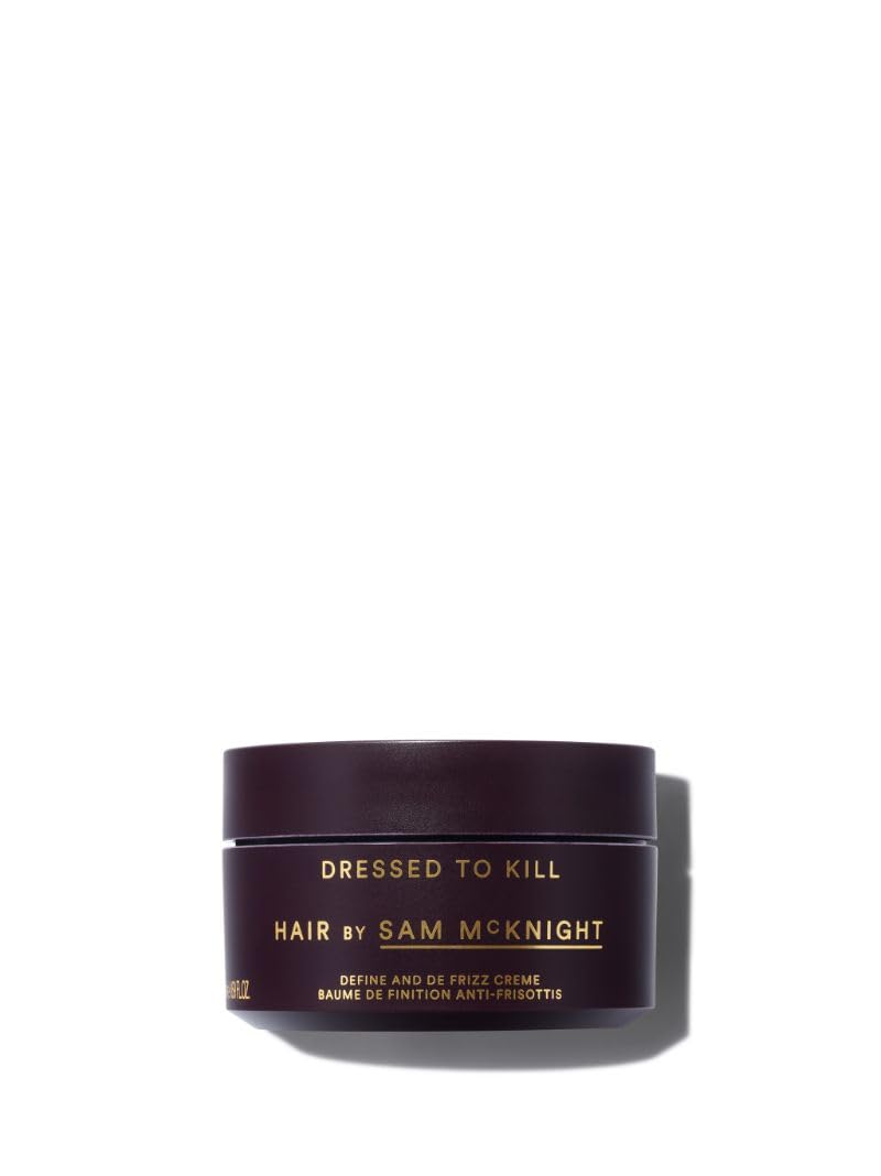 SAM McKnight Define and Control Creme bottle pour offers light hold for a polished finish.