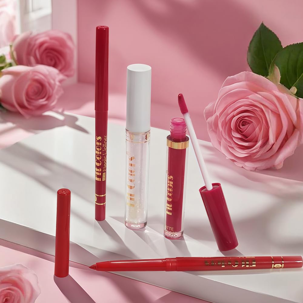 Sam Sugar 7 Lip Gloss Set highlights sleek packaging and shine.