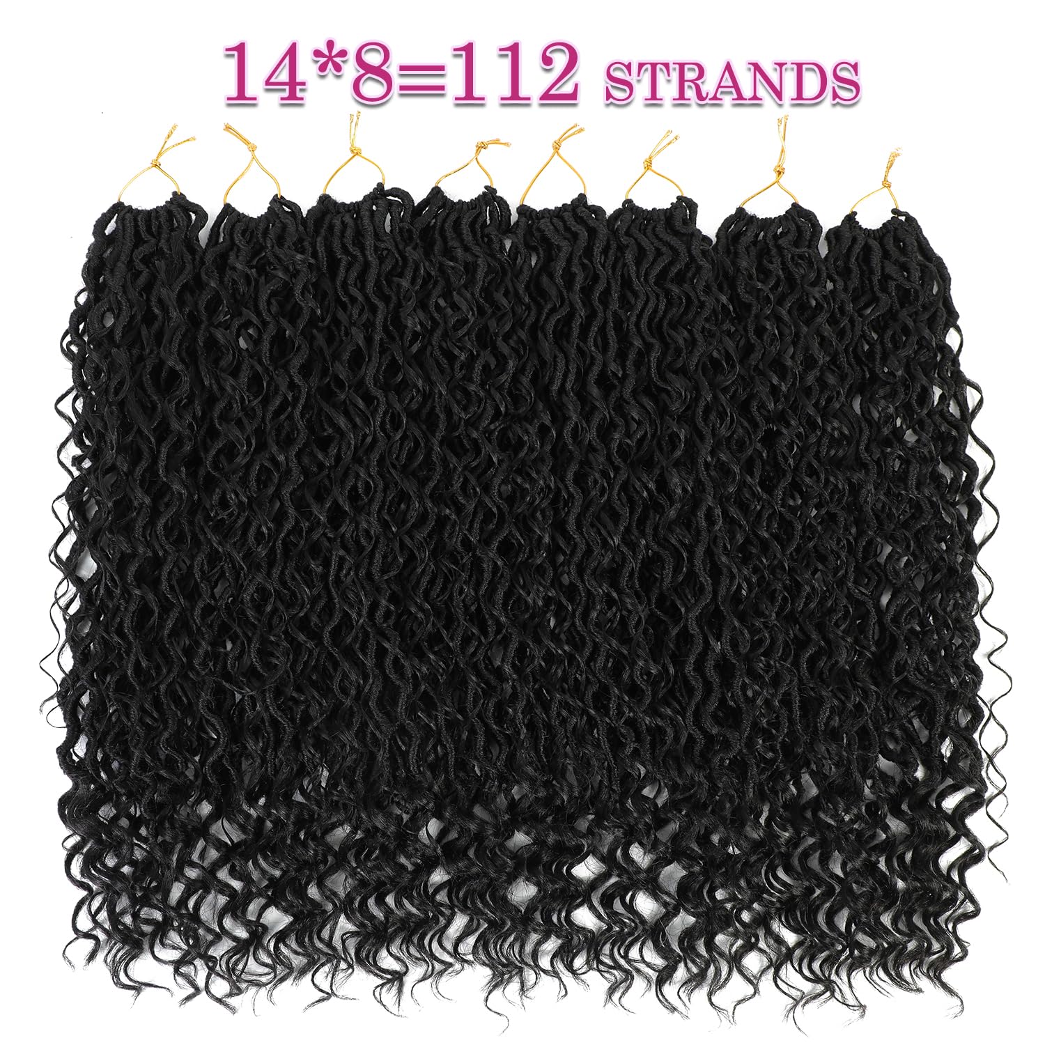 SAMBRAID 8 packs with crochet tool included support quick full-head styling.