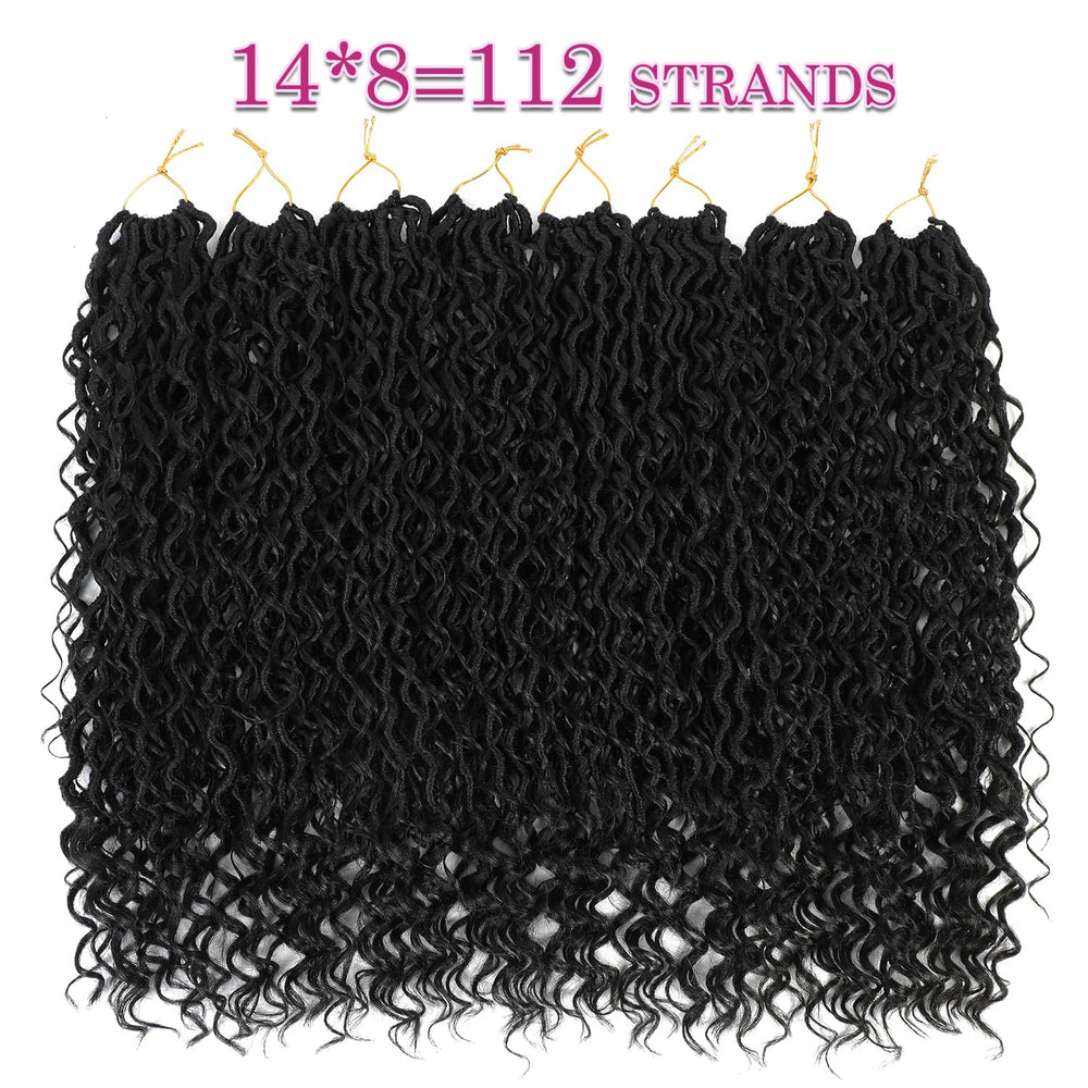 SAMBRAID 8 packs with crochet tool included support quick full-head styling.