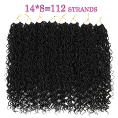 SAMBRAID 8 packs with crochet tool included support quick full-head styling.