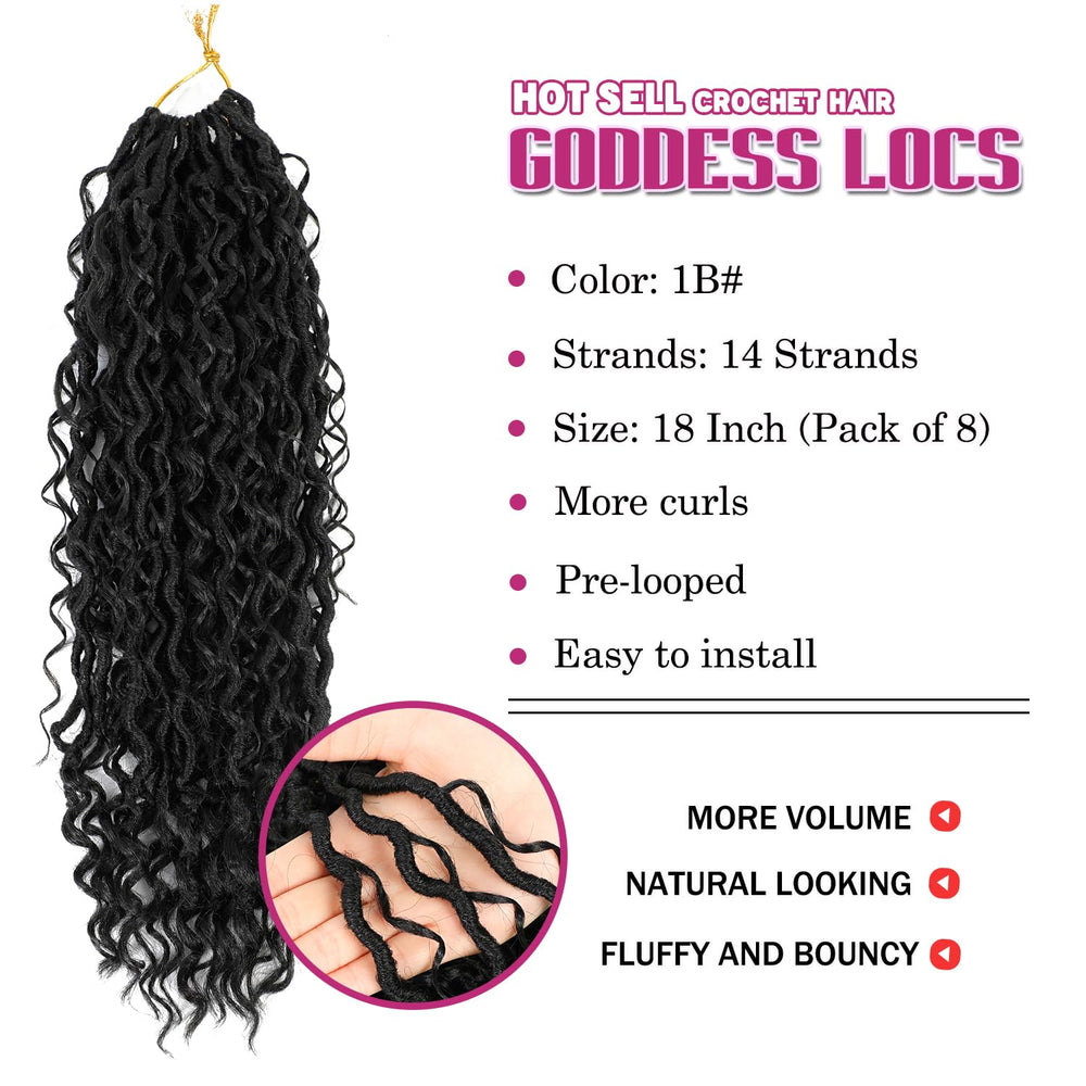 SAMBRAID boho-style locs with curly ends offer soft texture and river-like movement.