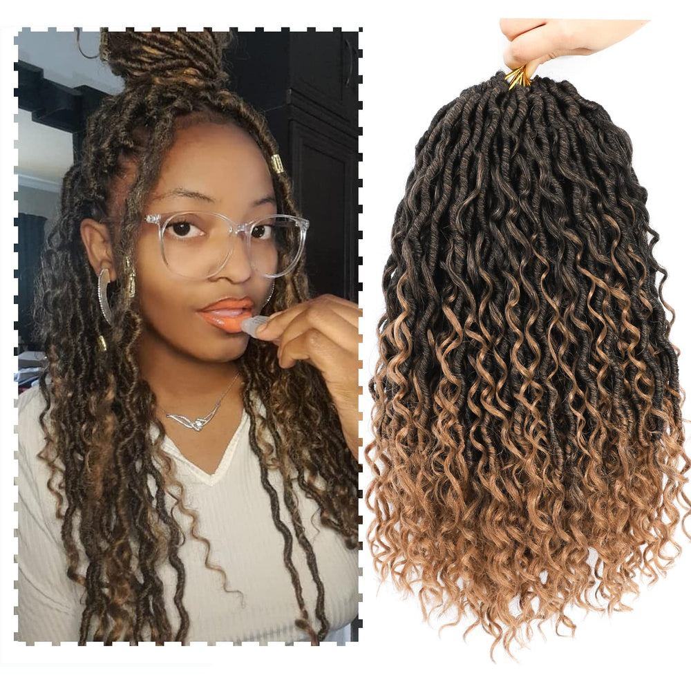 SAMBRAID Goddess Locs 14in close-up showing full coverage and texture