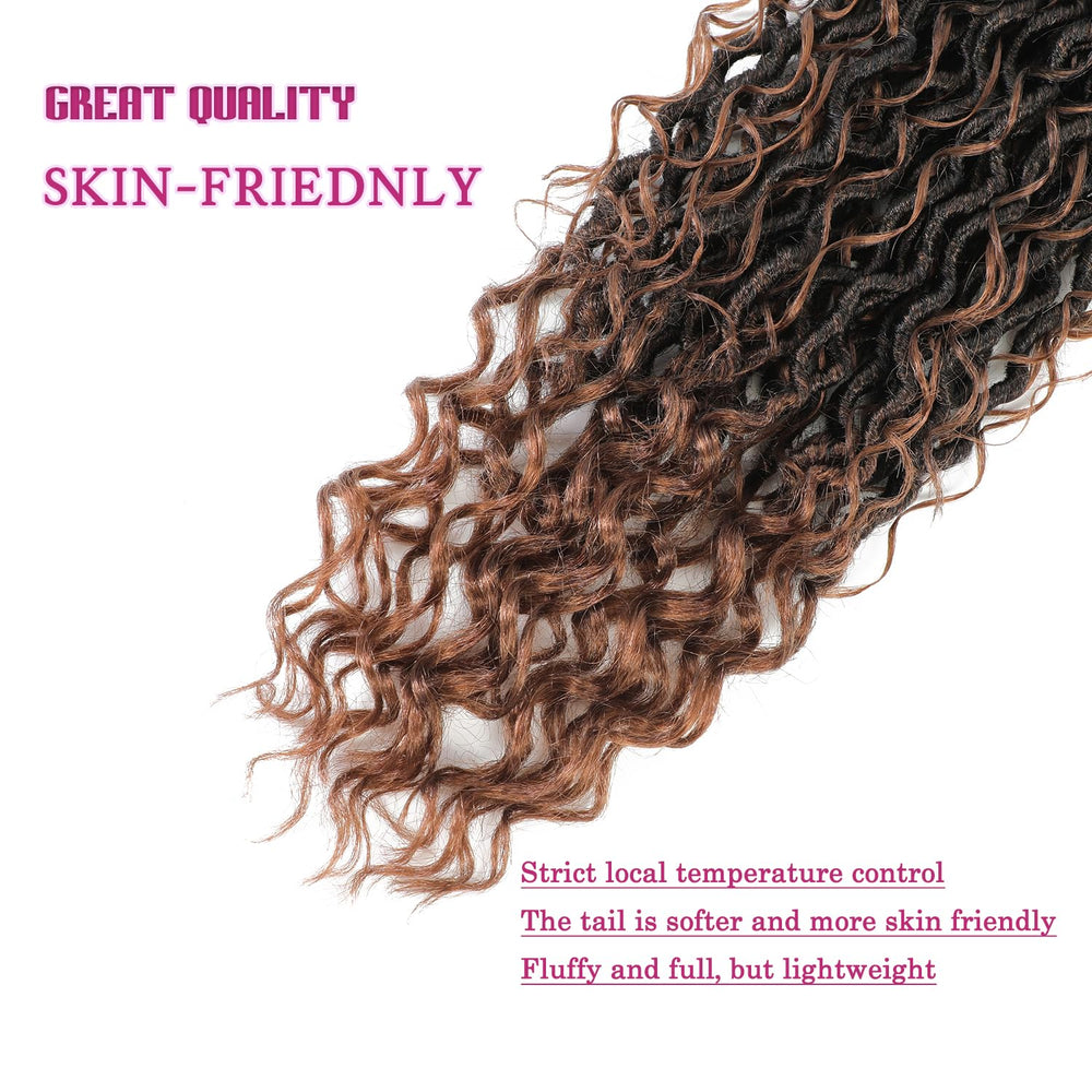 SAMBRAID handmade goddess locs offering soft, comfortable texture.