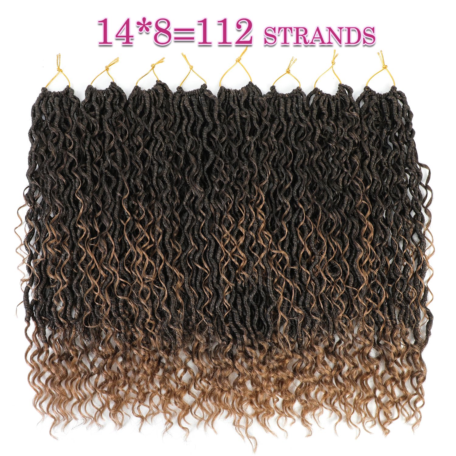 SAMBRAID pre-twisted middle curls simplify styling and installation.