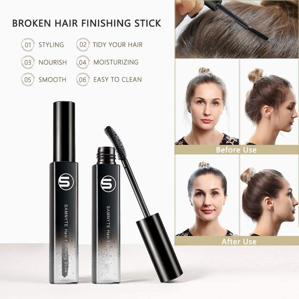 Samnyte Hair End Comb smooths ends for a refined finish.
