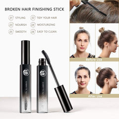 Samnyte Hair End Comb smooths ends for a refined finish.