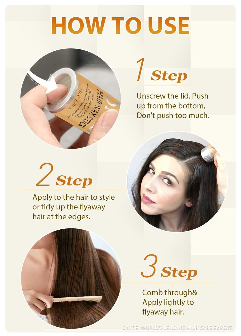 Samnyte Ingredients image features beeswax, vitamin E, and natural oils.