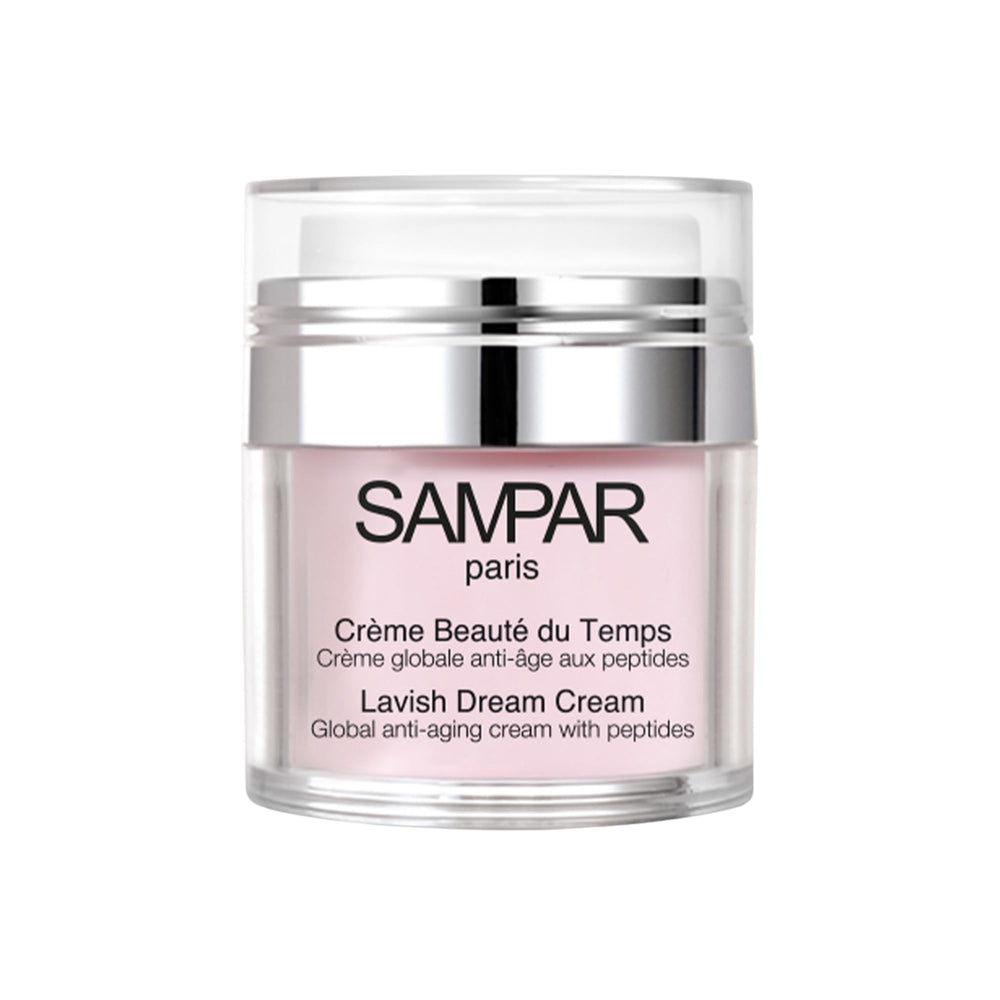 Sampar Lavish Dream Cream bottle with pump for easy daily application and hydration