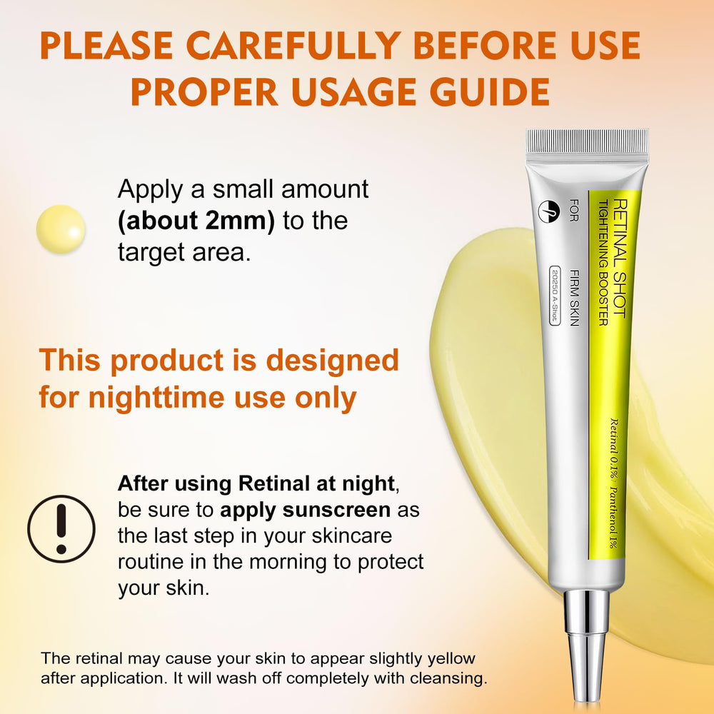 Sampick Retinal Essence application demonstrates easy nightly routine.