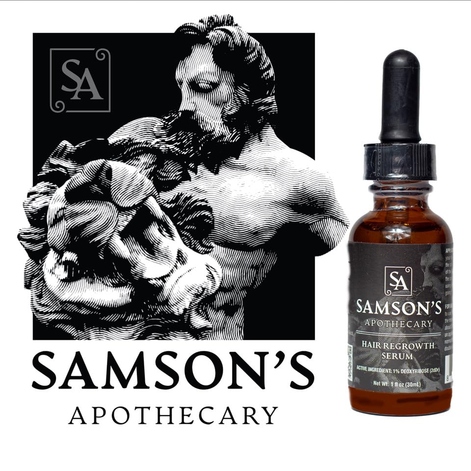 Samson's Apothecary 30mL packaging displayed for compact shelf-stable use