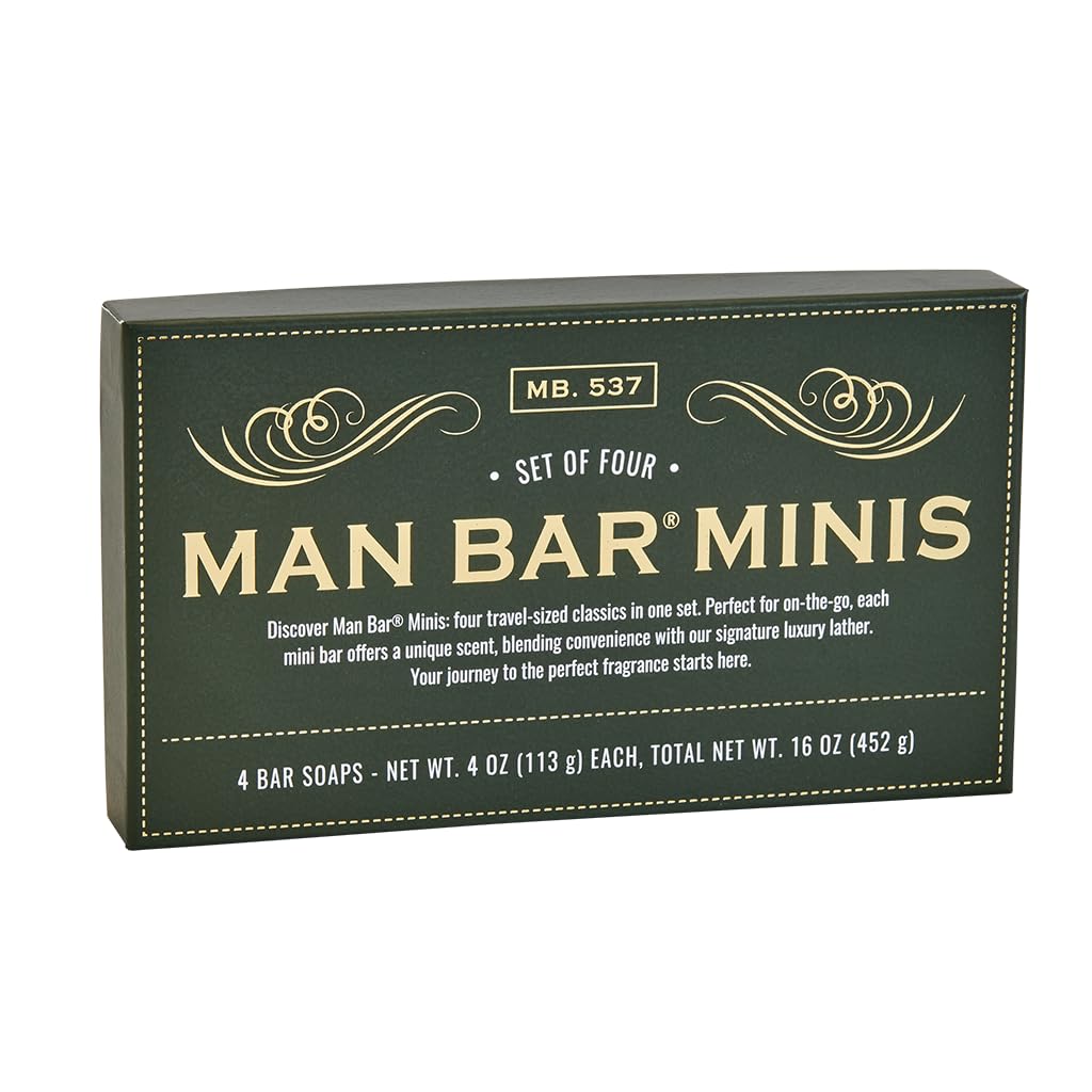 San Francisco Soap Co Man Bar Minis with no harmful ingredients for healthier skin.