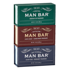 San Francisco Soap Co Man Bar gift set box with rugged packaging for gifting