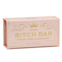 Btch Bar close-up reveals luxurious lather and musk-magnolia scent