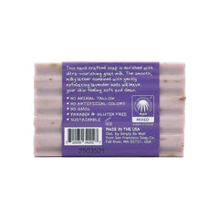 San Francisco Soap Company goat milk bar with lavender fragrance for a pampering cleansing.