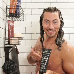 San Francisco Soap Company Man Bar packaging closeup emphasizing rugged packaging for gift-ready appeal