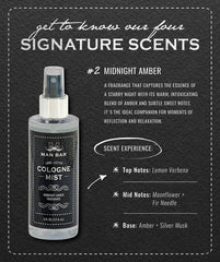 San Francisco Soap Company MAN BAR Midnight Amber spray enhances daily confidence.