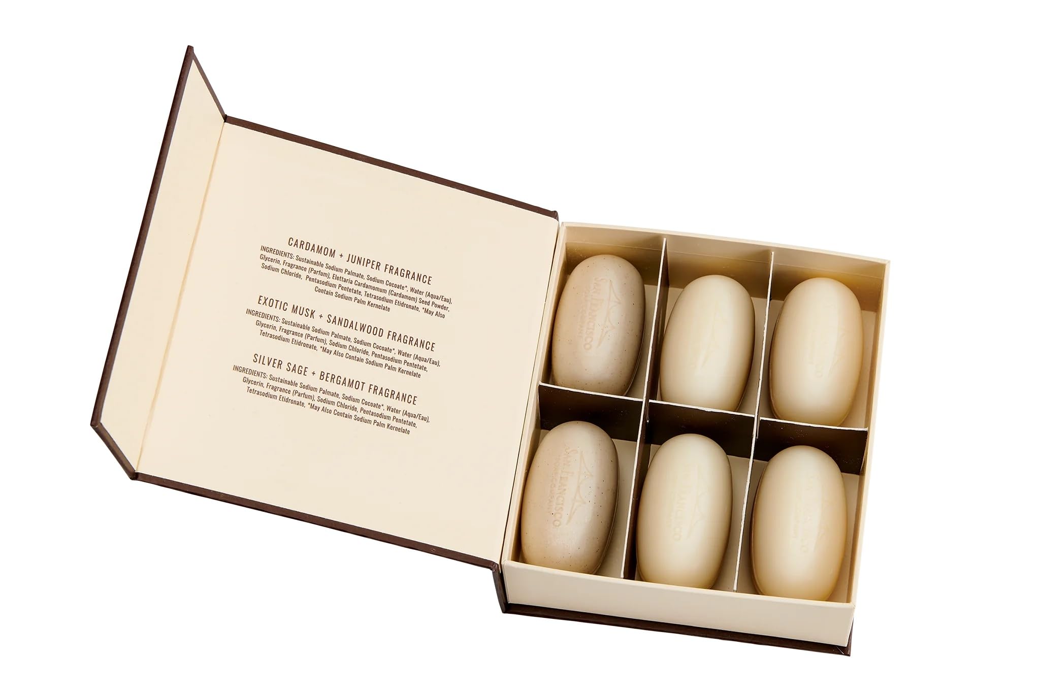 San Francisco Soap silver sage bergamot bar for daily cleansing