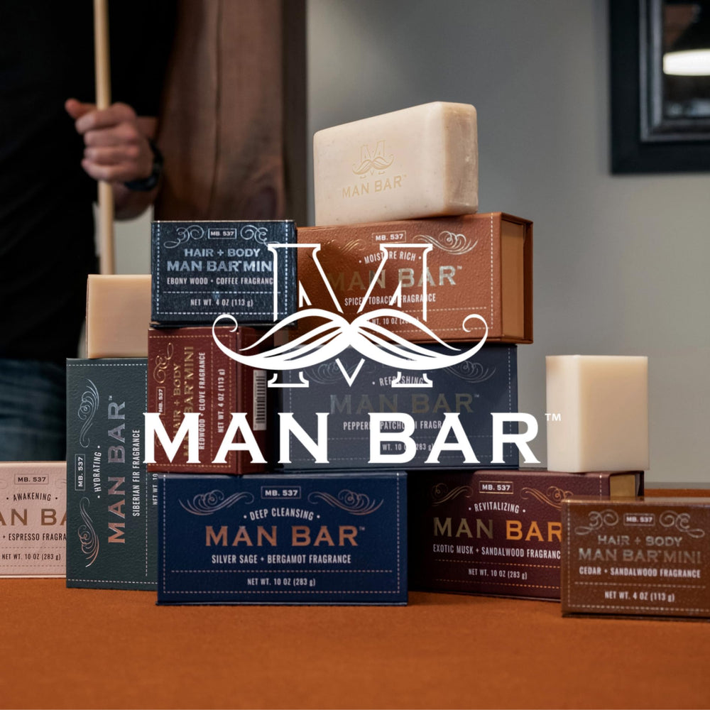 Gift-ready packaging from San Francisco Soap Company Peppered Patchouli Bar