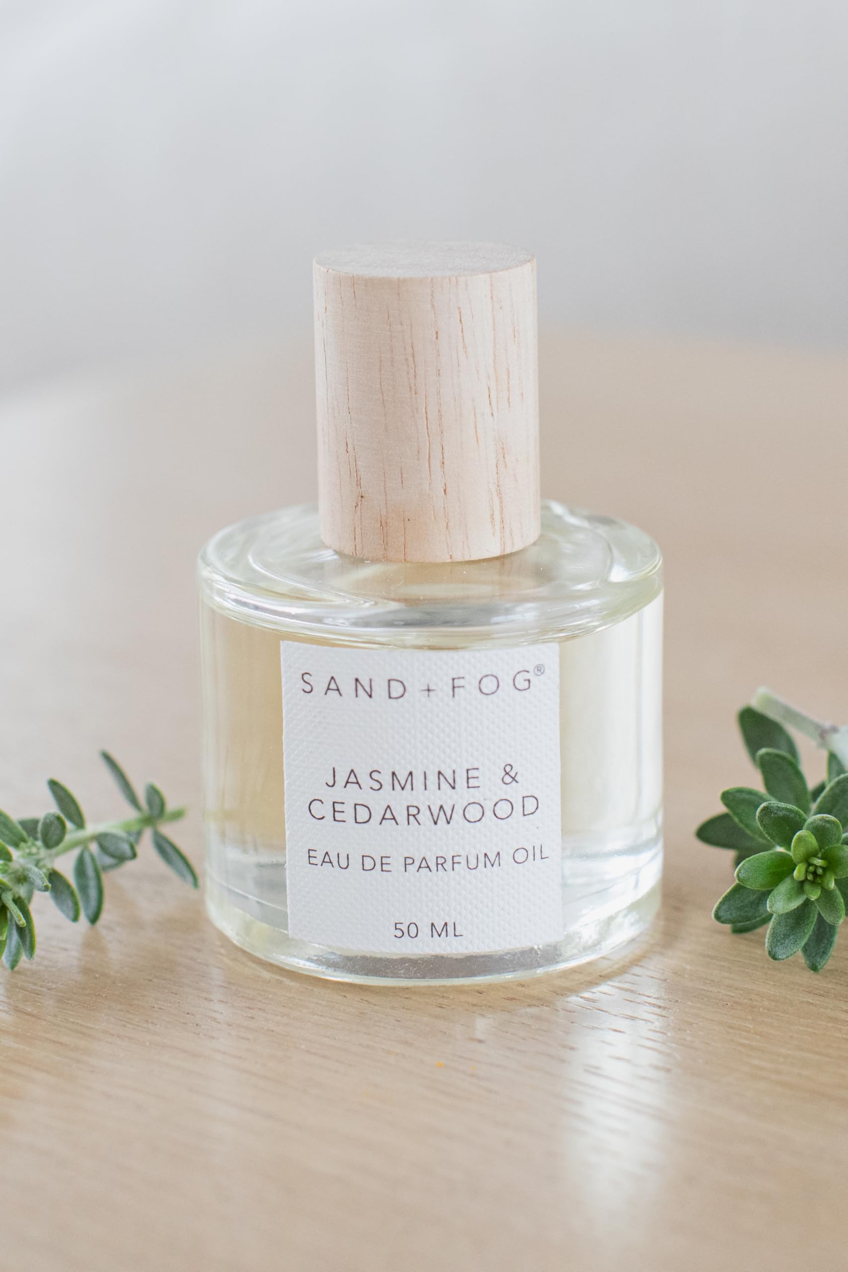 Sand + Fog 50ml rollerball perfume oil ready for travel and daily wear.