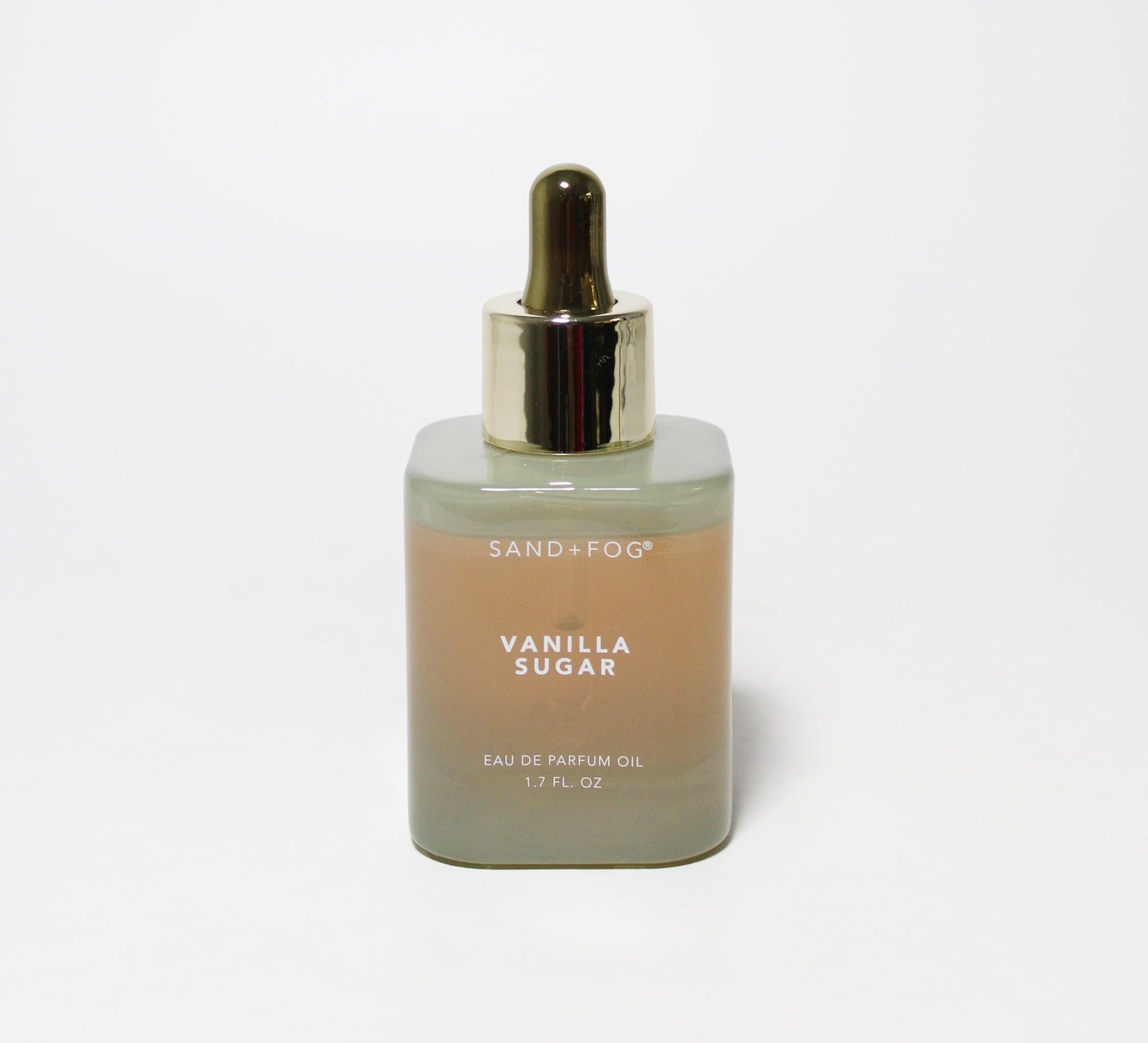 Sand + Fog Vanilla Sugar Eau de Parfum Oil bottle for a long-lasting personal fragrance.