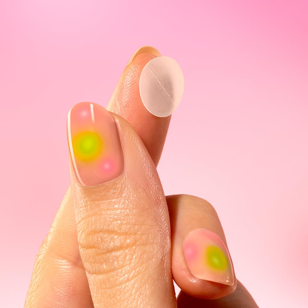 Sand & Sky hydrocolloid patch closeup absorbing moisture effectively.