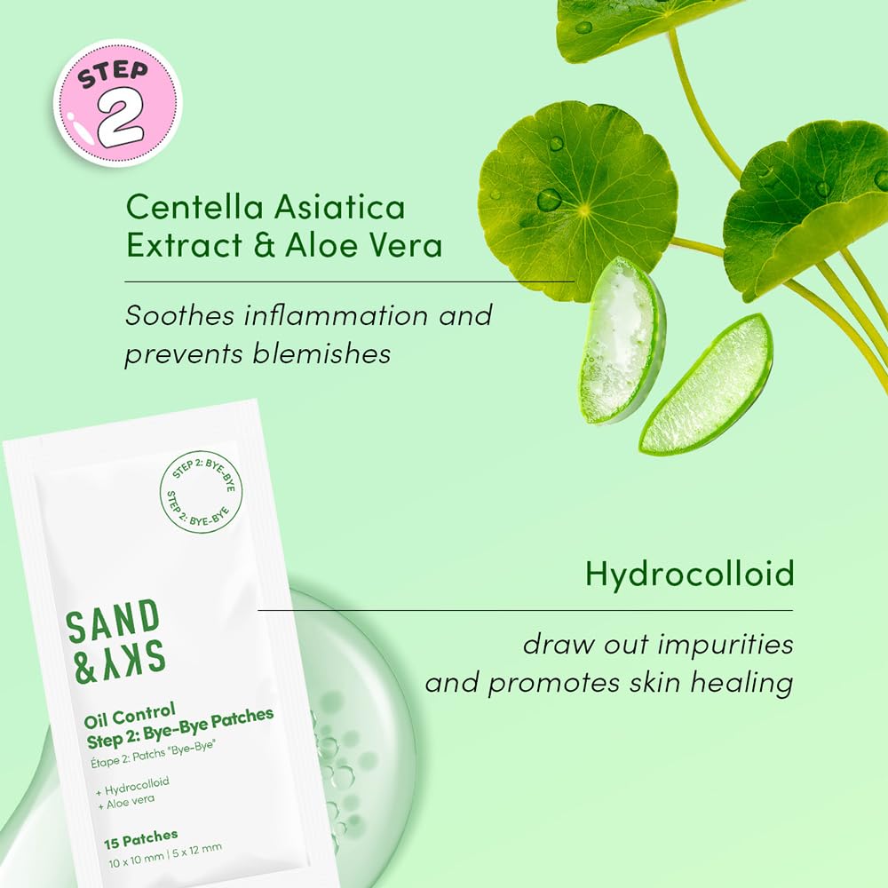 Sand & Sky packaging flatlay with clean Australian skincare vibe.