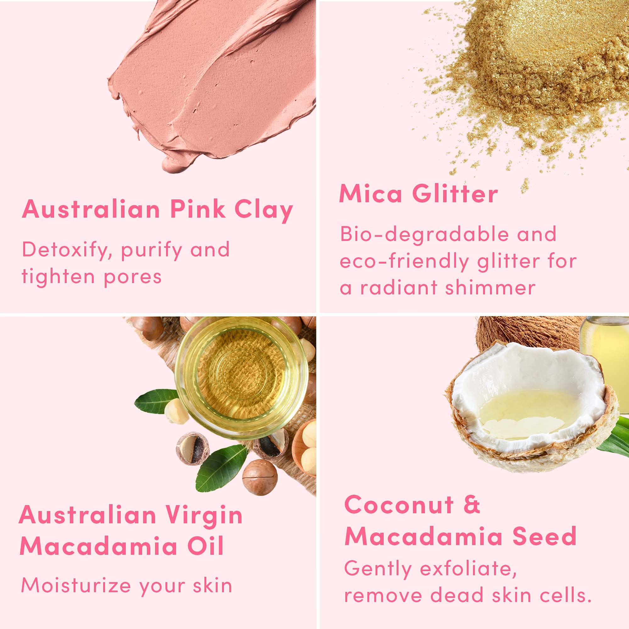 Close-up shows Sand & Sky shimmer for a subtle glow.